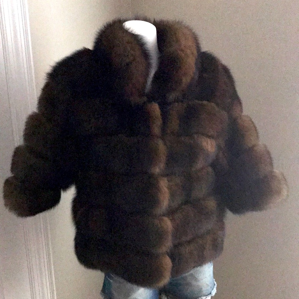 PERI LUXE fox fur coat